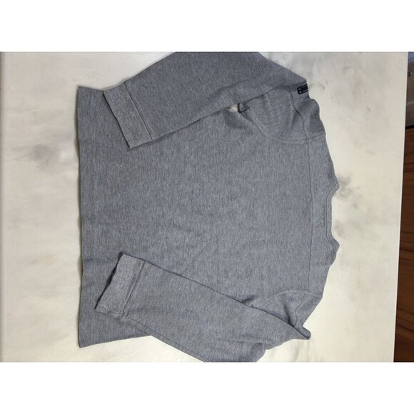 Abercrombie And Fitch Men’s Long Sleeve Gray 100% Cotton Shirt Size L - Picture 8 of 9